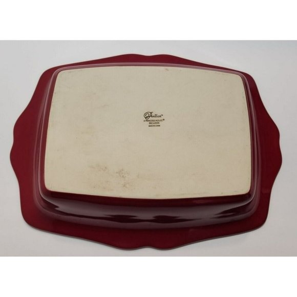 Princess House Pavillion Berry Deep Dish Rectangular Baking Dish - Picture 12 of 16